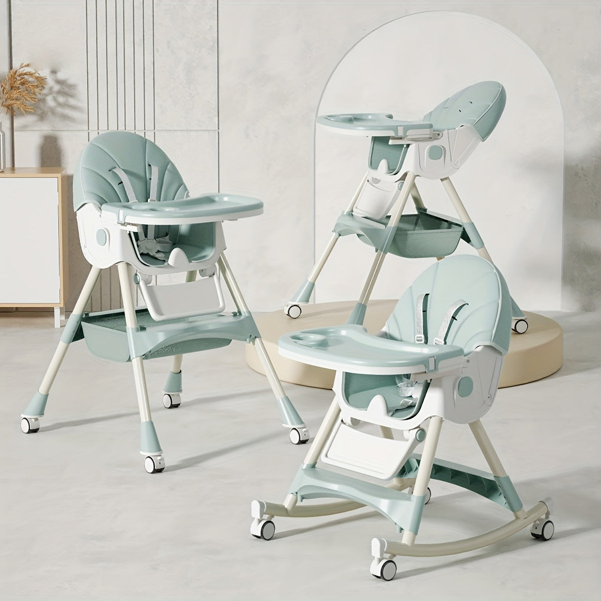 Adjustable Baby High Chair – Sleek, Safe & Easy to Clean - Nestling Babies