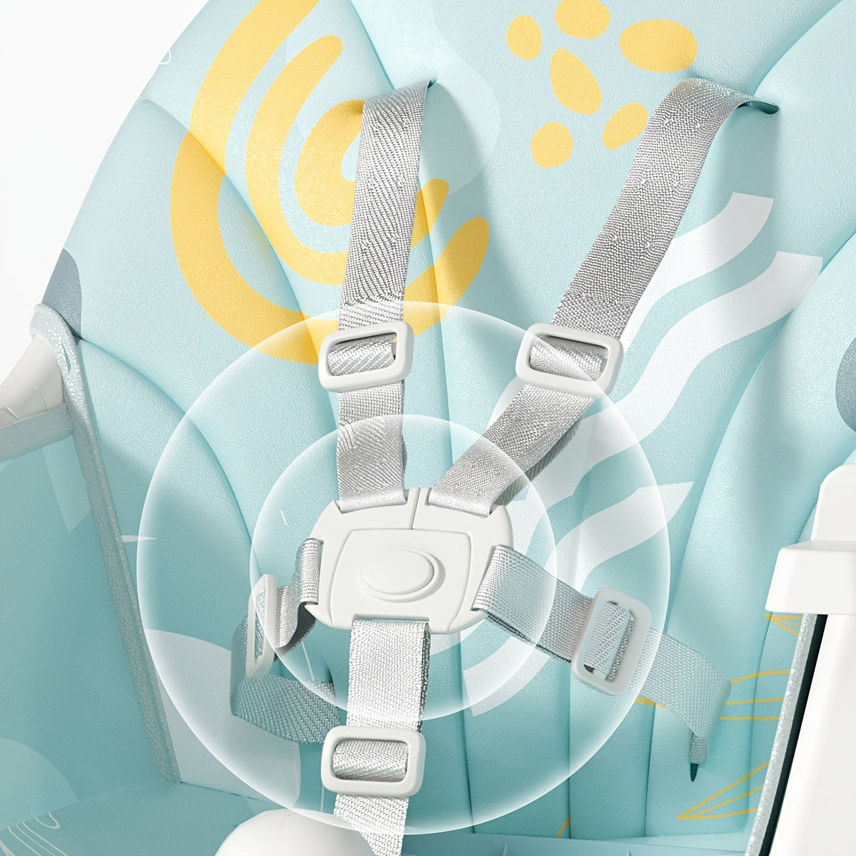 Adjustable Baby High Chair – Sleek, Safe & Easy to Clean - Nestling Babies