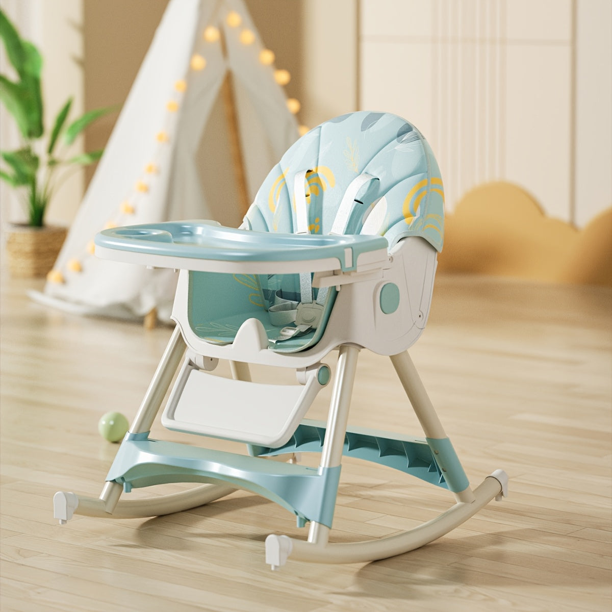 Adjustable Baby High Chair – Sleek, Safe & Easy to Clean - Nestling Babies