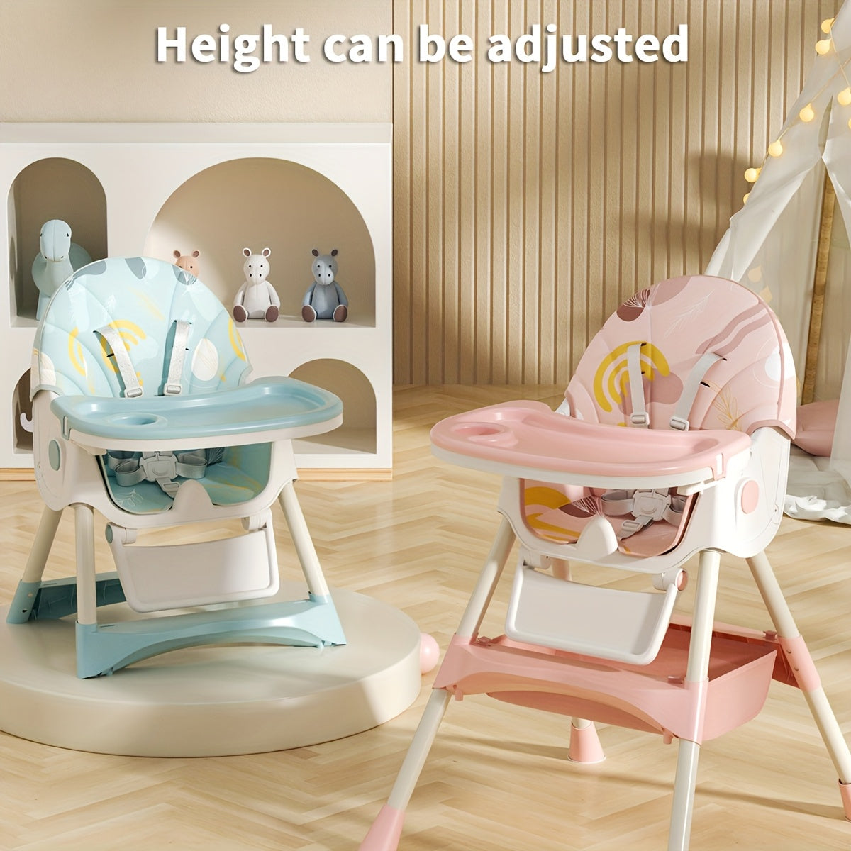 Adjustable Baby High Chair – Sleek, Safe & Easy to Clean - Nestling Babies
