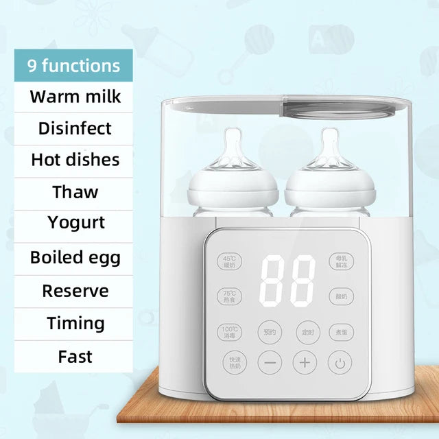 4-in-1 Baby Bottle Warmer – Fast Heating, Sterilizer & Food Warmer with Smart Touch Control - Nestling Babies