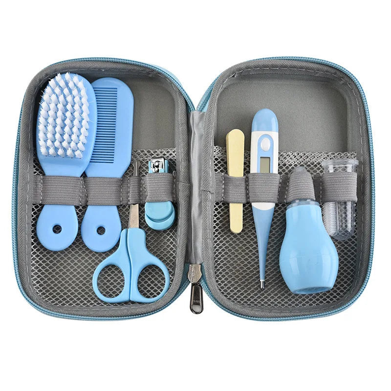 13-in-1 Baby Grooming Kit – Nail Care, Thermometer, Scissors & Hygiene Tools Set - Nestling Babies