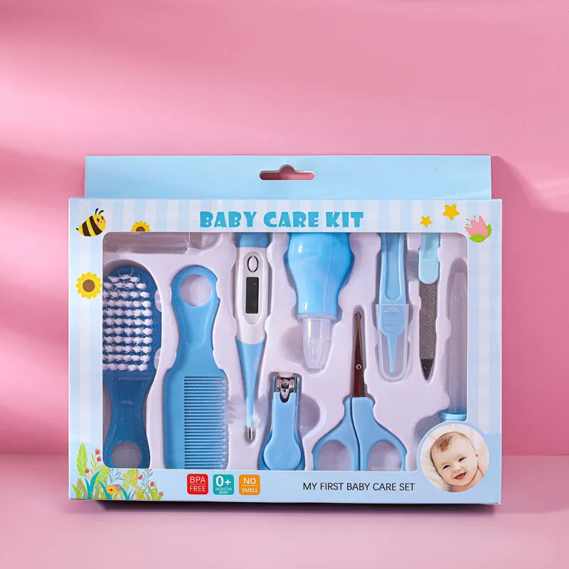 All-in-One Baby Care Kit – 13-Piece Grooming & Health Essentials Set for Newborns - Nestling Babies