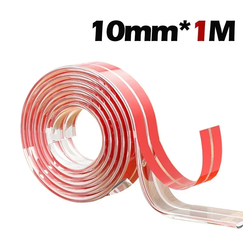 Transparent PVC Corner & Edge Guards – Anti-Bump Baby Safety Strip with Double-Sided Tape - Nestling Babies