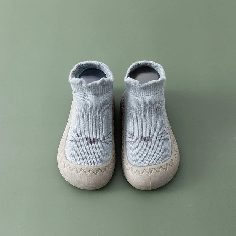 Soft Sole Baby Walking Shoes – Breathable Anti-Slip Indoor & Outdoor Sock Shoes - Nestling Babies