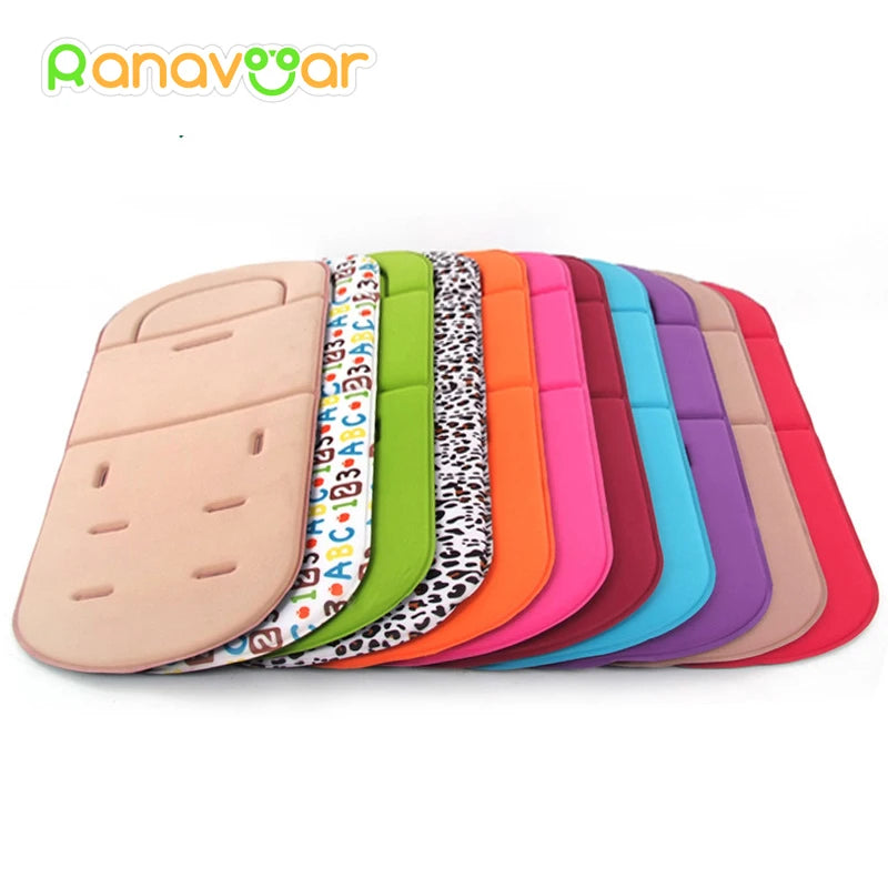 Soft Universal Stroller Seat Cushion – Breathable Baby Pad for All Seasons (0–24M) - Nestling Babies