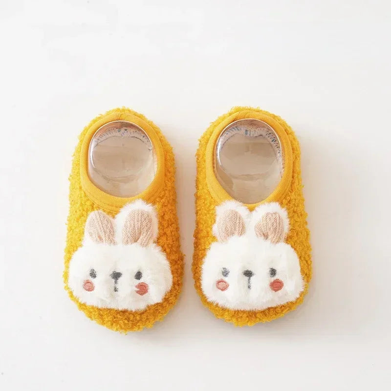 Winter Warm Baby Slippers – Soft Plush Anti-Slip Indoor Shoes for Toddlers (0–4Y) - Nestling Babies