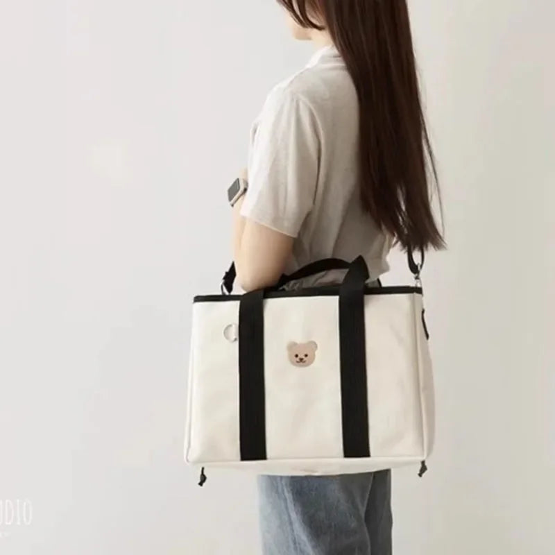 Casual Mommy Diaper Bag – Medium Size Maternity Tote for Baby Essentials & Daily Use - Nestling Babies