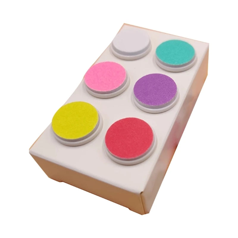 6-Pack Baby Nail File Replacement Pads – Gentle & Safe Grinding Heads - Nestling Babies