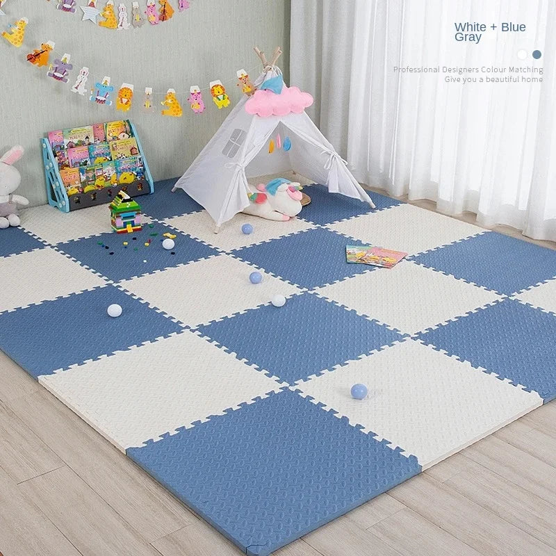 8/16PCS Baby Puzzle Foam Play Mat – Soft Interlocking Floor Tiles for Kids - Nestling Babies