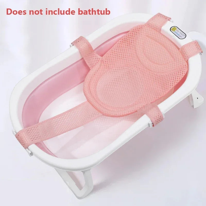 Adjustable Baby Bath Support Net – Anti-Slip Cradle Cushion for Newborns - Nestling Babies