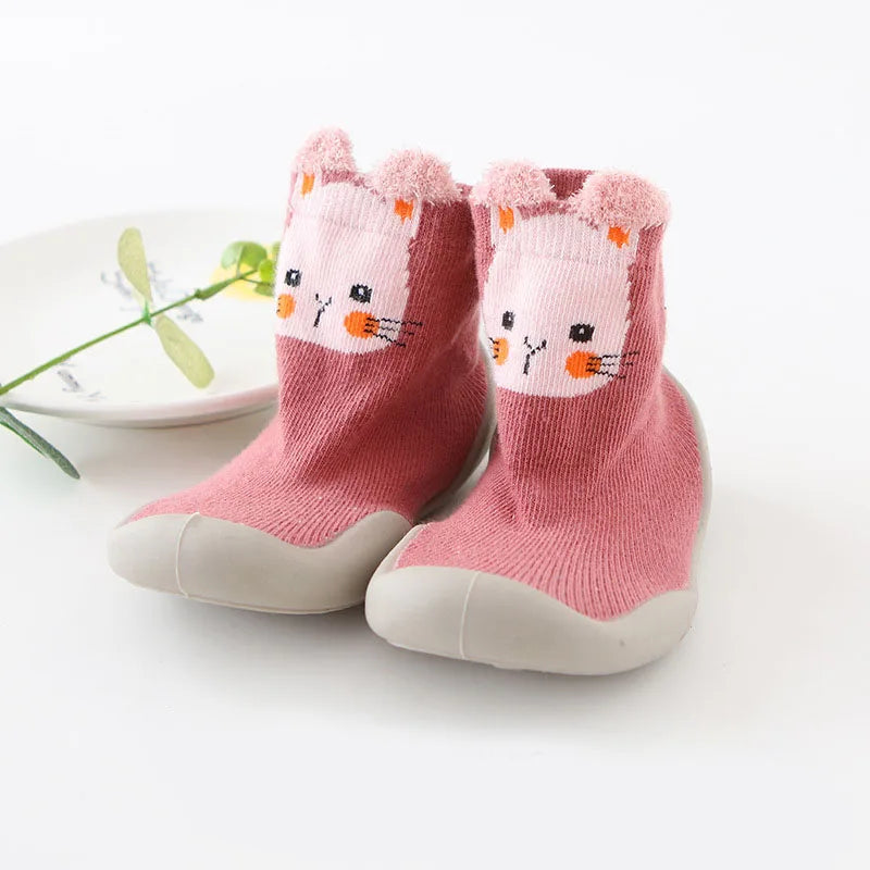 Soft Knit Baby First Walkers – Non-Slip Slip-On Shoes for Toddlers (0–4Y) - Nestling Babies