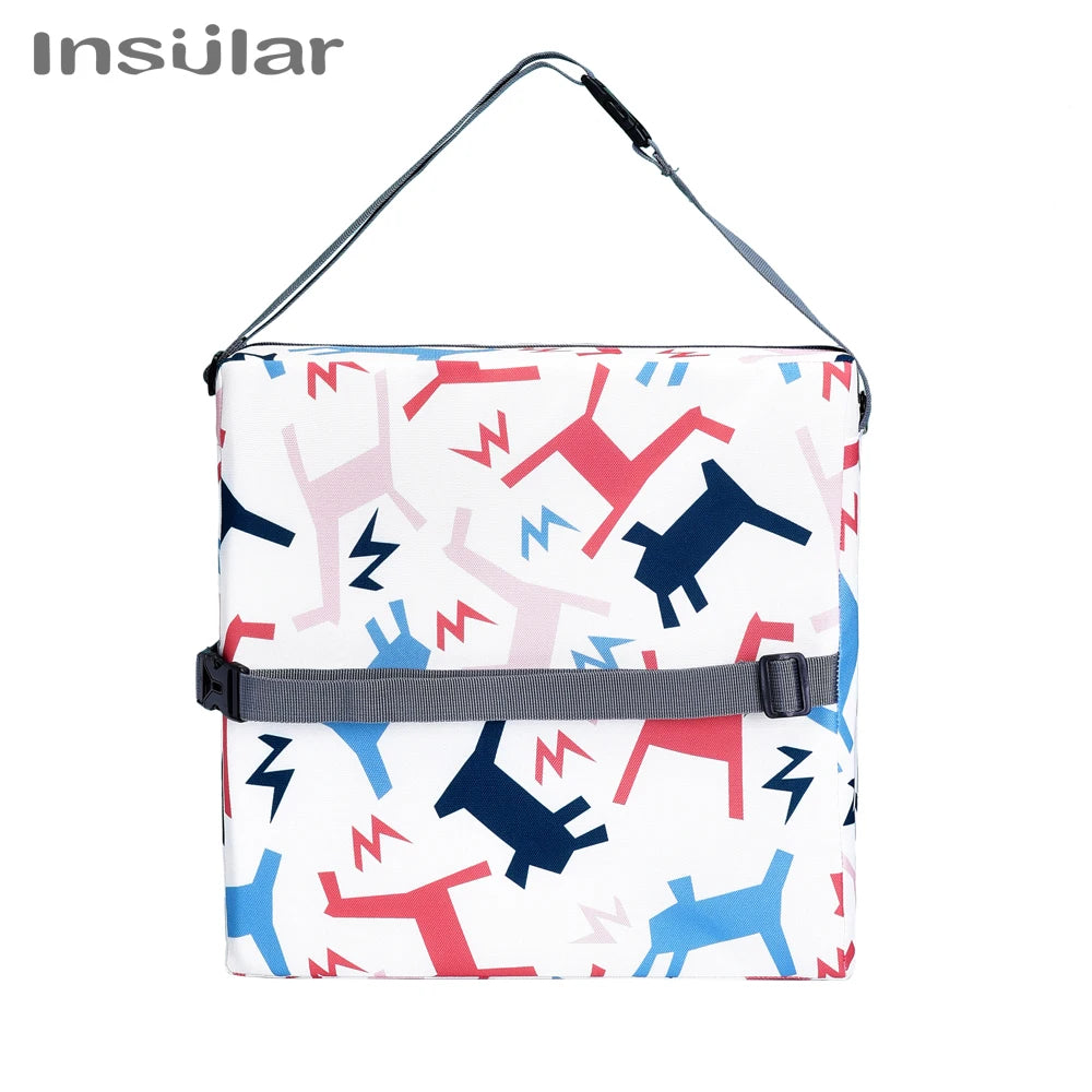 Adjustable Baby Booster Seat Cushion – Soft Dining Chair Pad with Safety Straps for Toddlers - Nestling Babies