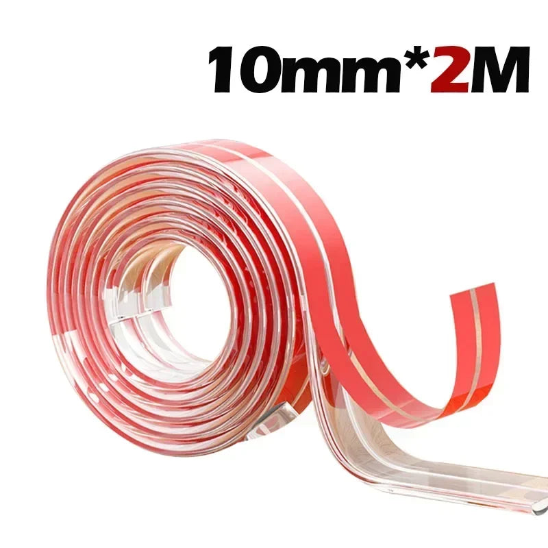 Transparent PVC Corner & Edge Guards – Anti-Bump Baby Safety Strip with Double-Sided Tape - Nestling Babies