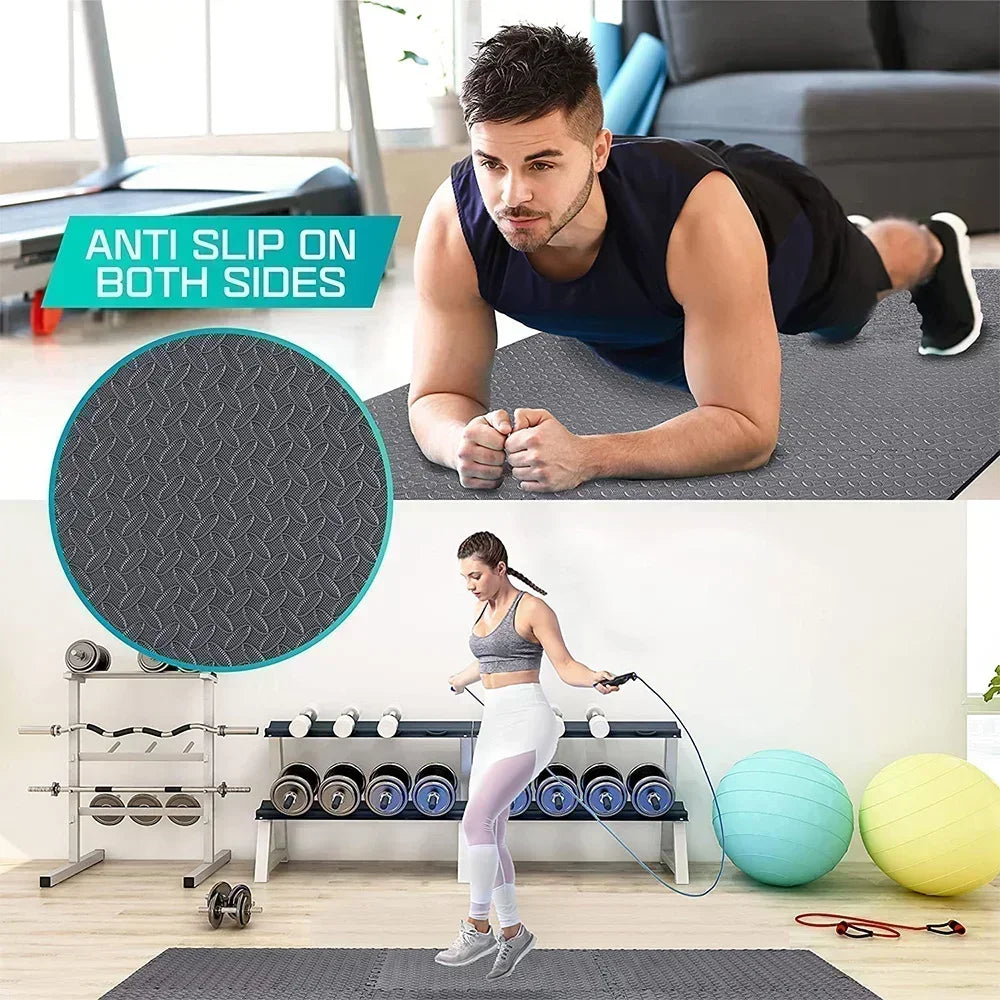 Interlocking EVA Foam Floor Mat – Soft Puzzle Tiles for Kids & Home Gym (4–20 Pcs) - Nestling Babies