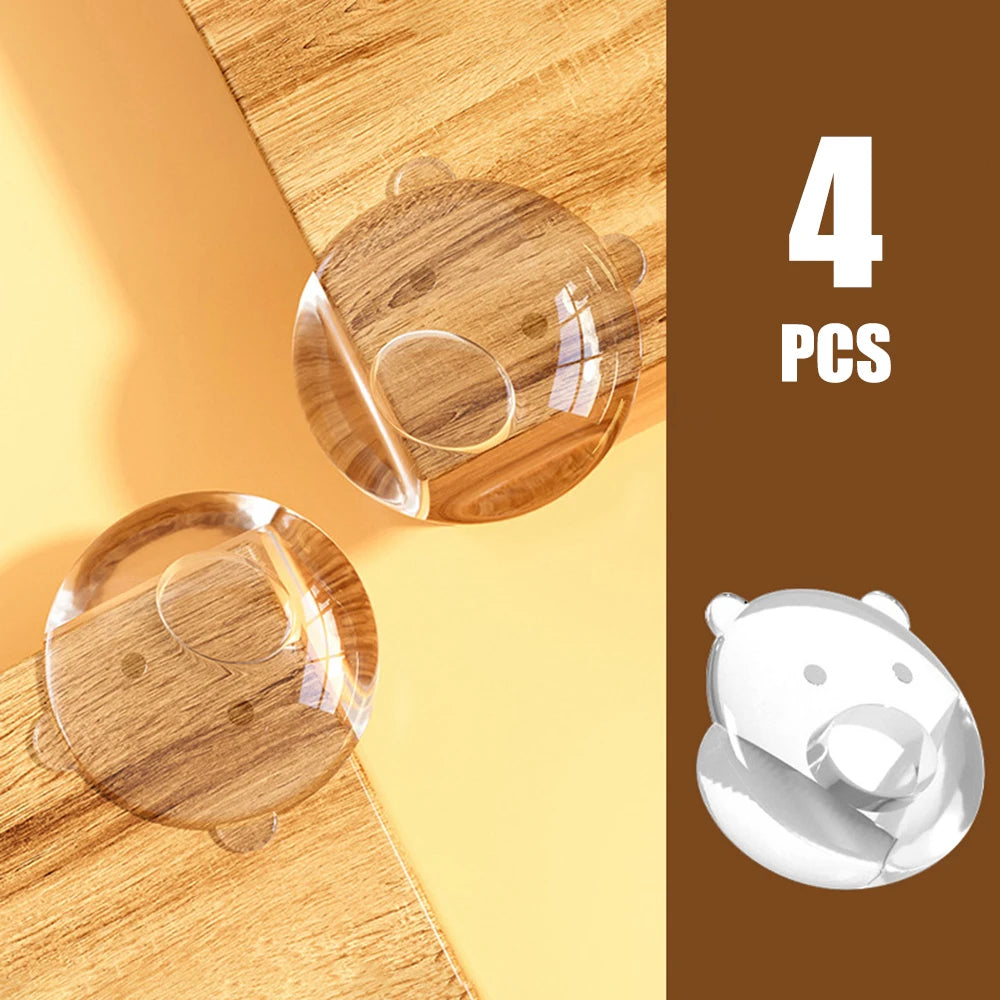 Clear Corner Protectors – 10PCS/4PCS Transparent Anti-Collision Guards for Furniture & Tables - Nestling Babies