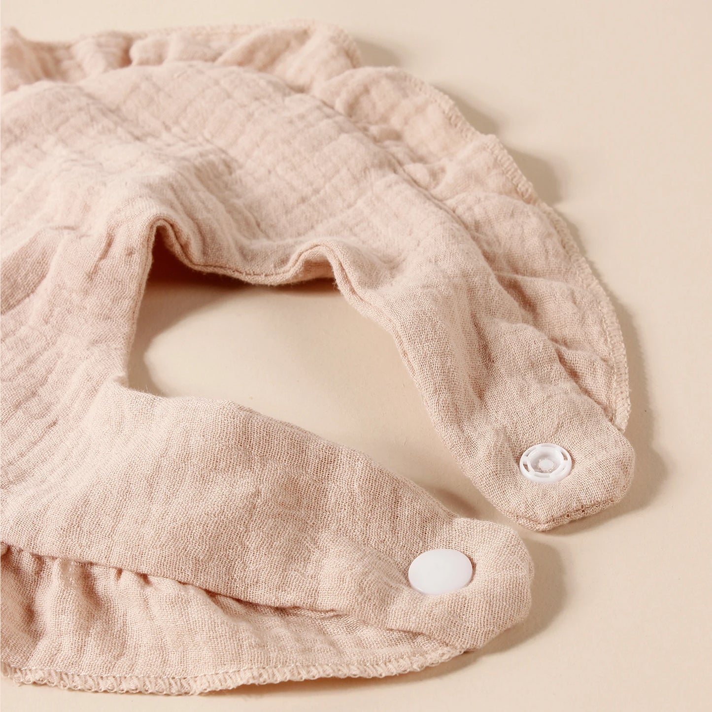 8-Pack Cotton Ruffle Bibs – Soft, Stylish & Ultra-Absorbent for Newborns - Nestling Babies