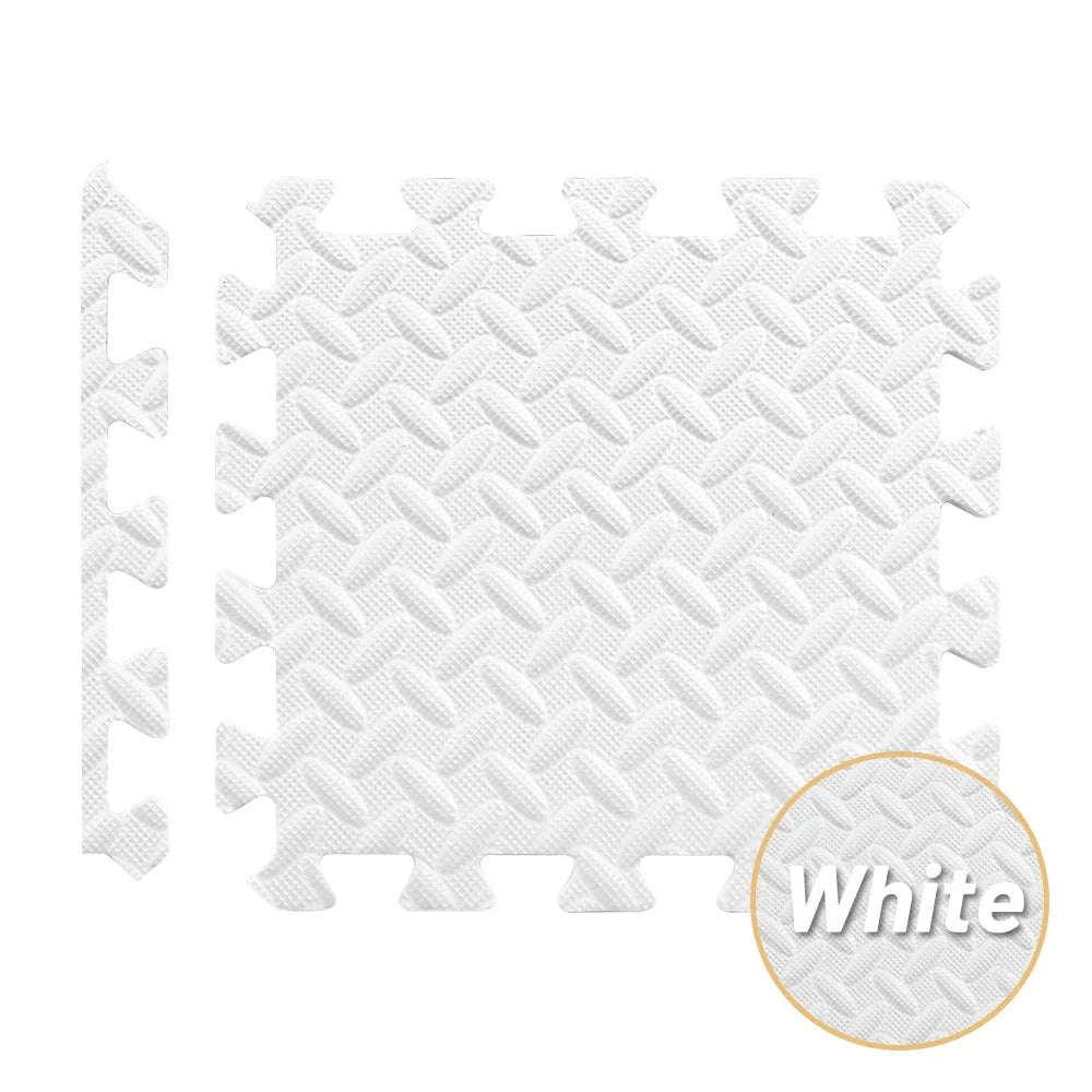 Interlocking EVA Foam Floor Mat – Soft Puzzle Tiles for Kids & Home Gym (4–20 Pcs) - Nestling Babies