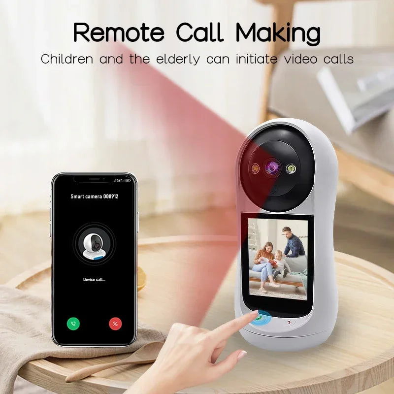 8MP Smart WiFi Baby Monitor with Motion & Sound Detection – 360° PTZ Camera - Nestling Babies
