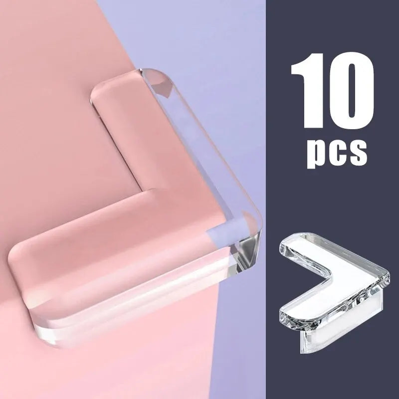 Clear Corner Protectors – 10PCS/4PCS Transparent Anti-Collision Guards for Furniture & Tables - Nestling Babies