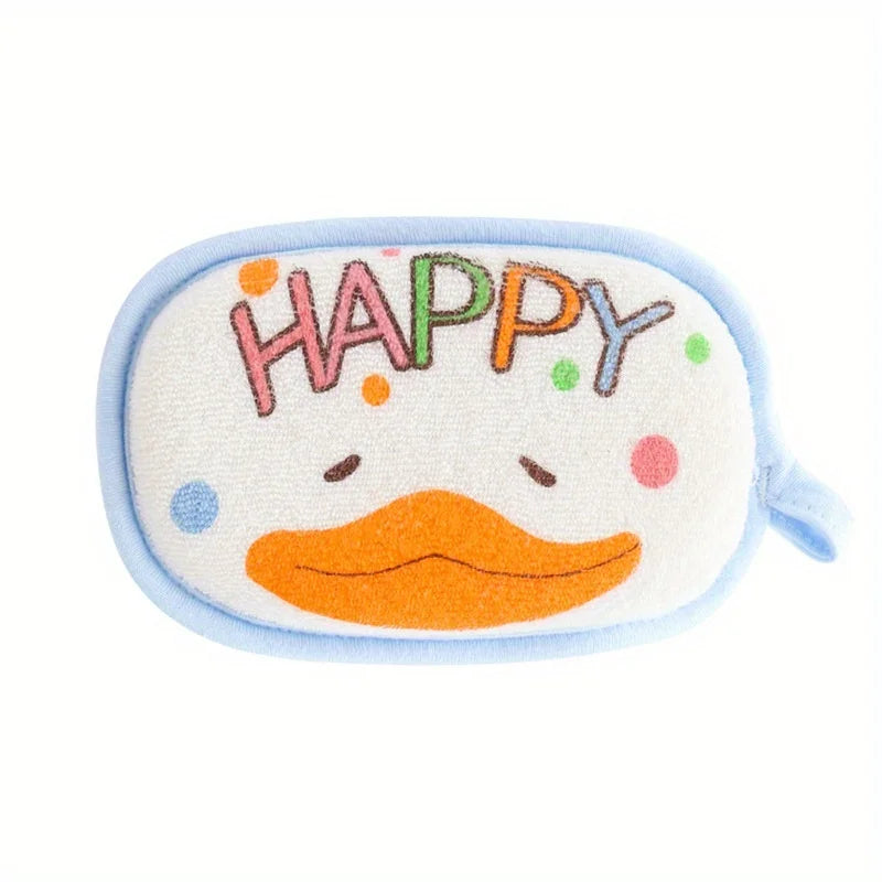 Soft Baby Bath Sponge – Gentle Scrub & Hair Washing Brush for Newborns and Toddlers - Nestling Babies