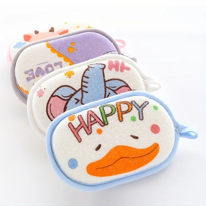 Soft Baby Bath Sponge – Gentle Scrub & Hair Washing Brush for Newborns and Toddlers - Nestling Babies