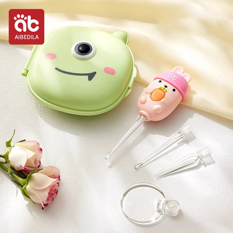 LED Baby Ear Wax Removal Kit – Gentle Light-Up Ear Cleaner Set - Nestling Babies