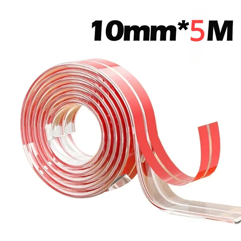 Transparent PVC Corner & Edge Guards – Anti-Bump Baby Safety Strip with Double-Sided Tape - Nestling Babies
