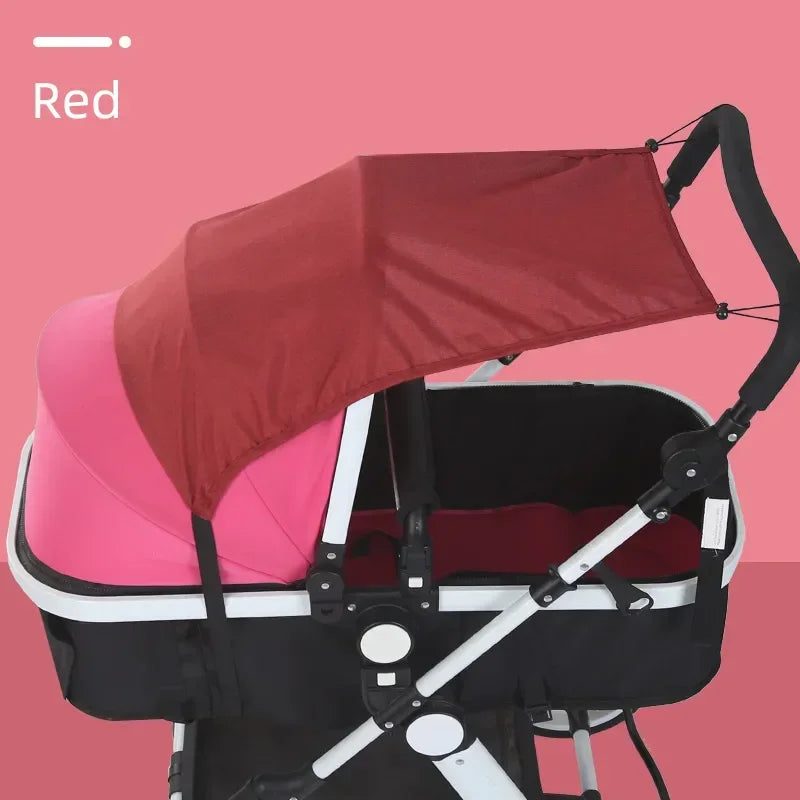 Universal Stroller Sunshade Cover – UV50+ Protection Canopy for Prams & Infant Car Seats - Nestling Babies