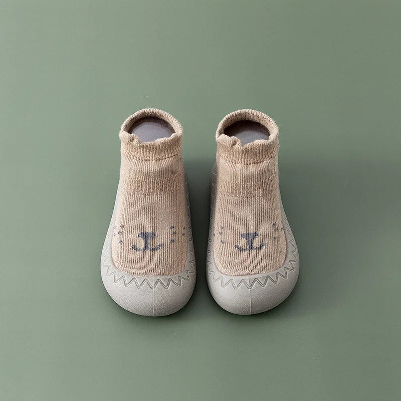 Soft Sole Baby Walking Shoes – Breathable Anti-Slip Indoor & Outdoor Sock Shoes - Nestling Babies