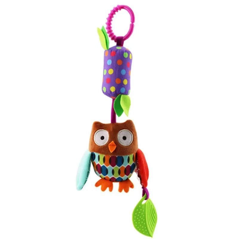 Spiral Baby Crib & Stroller Hanging Rattles Toy – Soft Cotton Mobile for Newborns & Infants - Nestling Babies