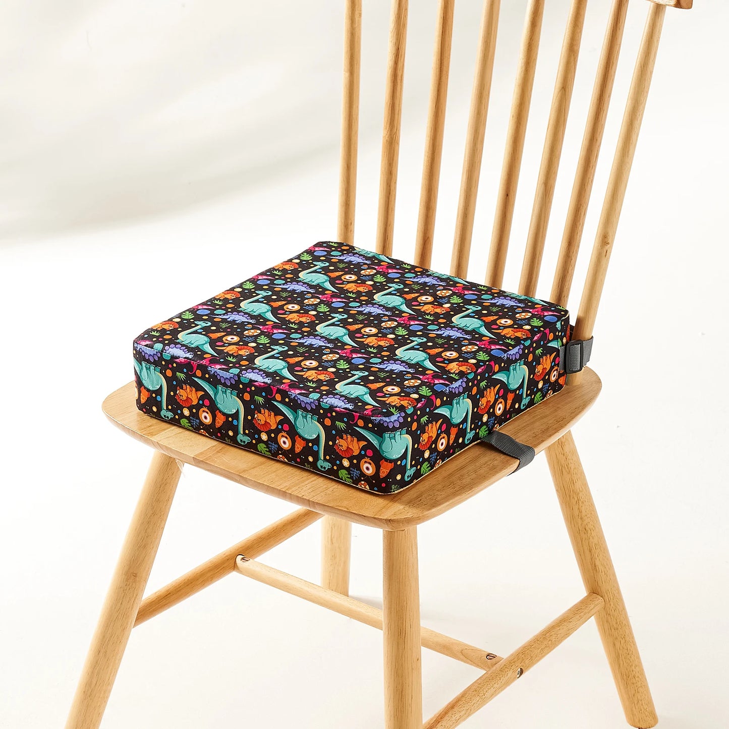 INSULAR Adjustable Booster Seat – Removable Floral Cushion for Baby Dining Chairs - Nestling Babies