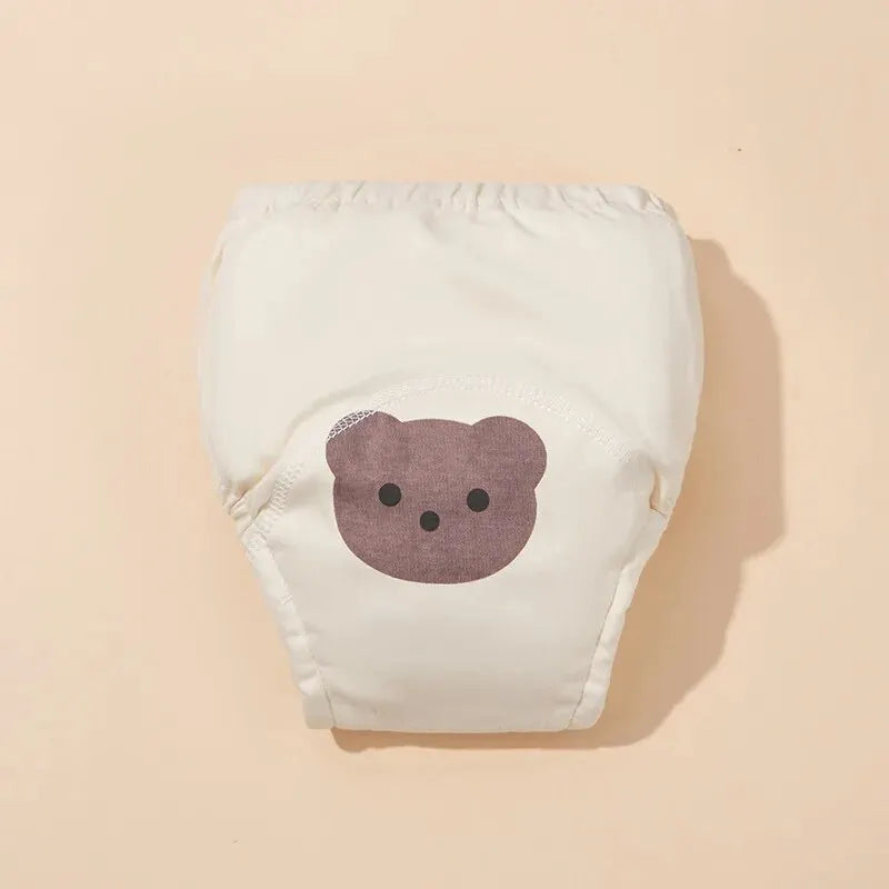 6-Layer Reusable Baby Training Pants – Waterproof Cotton Diaper Shorts for Infants & Toddlers - Nestling Babies