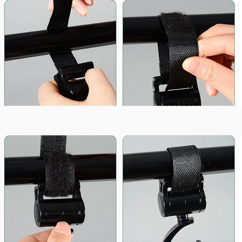 2PCS Multi-Purpose Baby Stroller Hooks – Heavy-Duty Pram Clips for Bags & Shopping - Nestling Babies