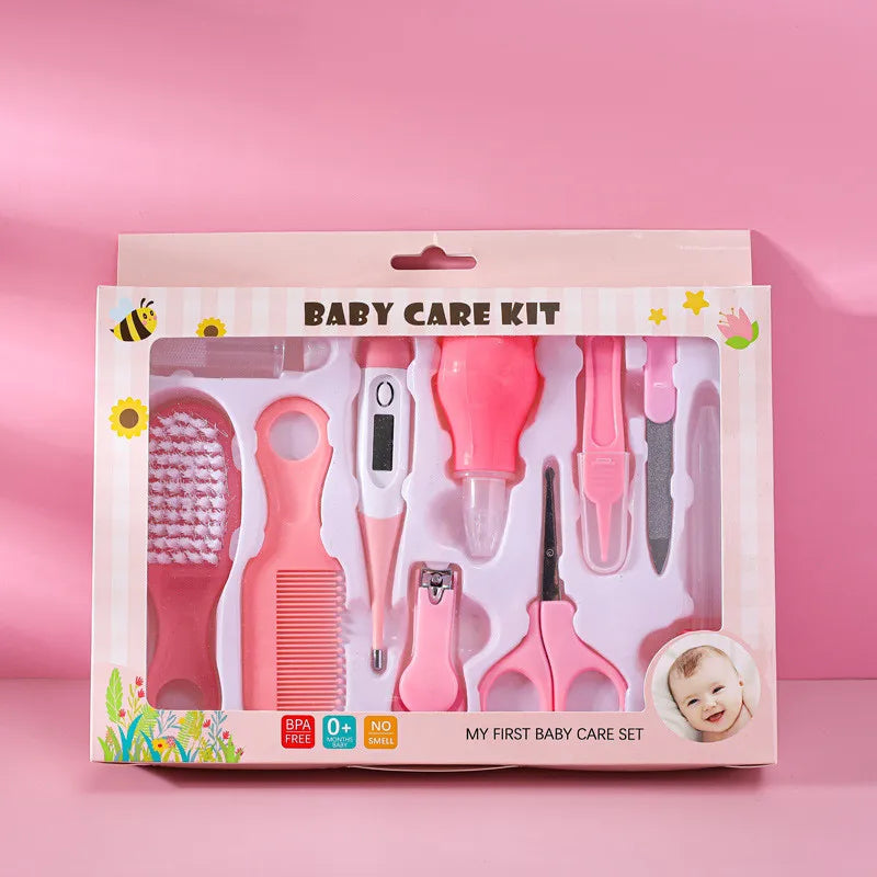 All-in-One Baby Care Kit – 13-Piece Grooming & Health Essentials Set for Newborns - Nestling Babies