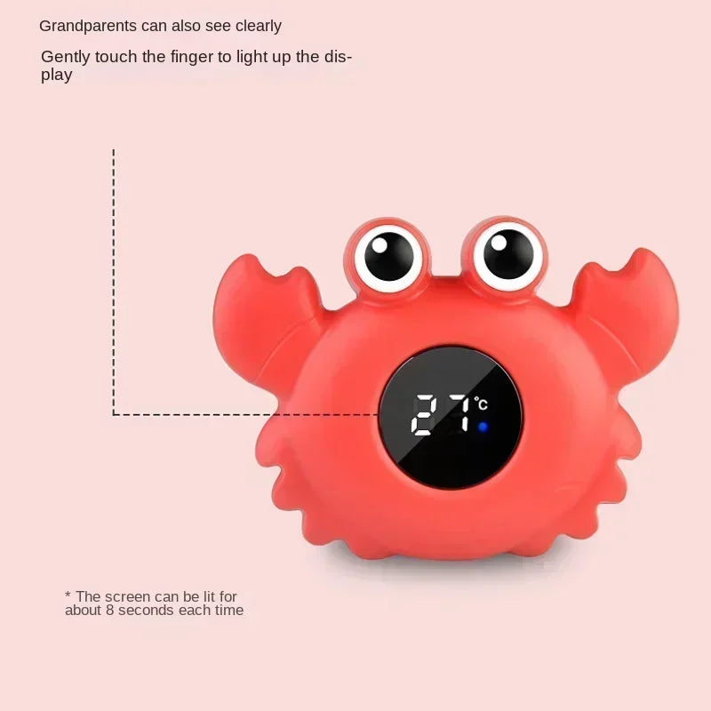 Digital Baby Bath Thermometer – Safe Water Temperature Meter with Cute Animal Design - Nestling Babies
