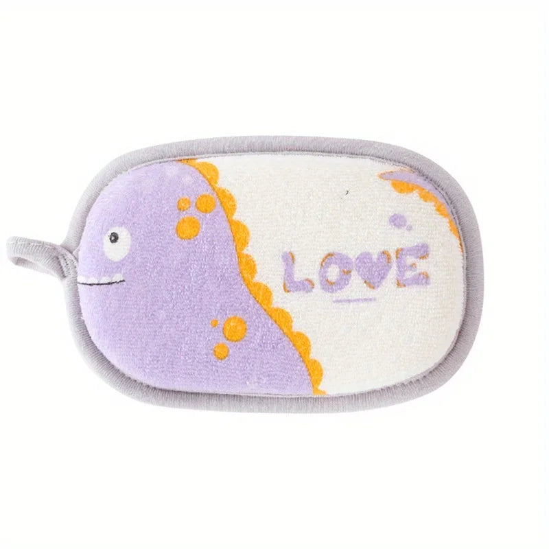 Soft Baby Bath Sponge – Gentle Scrub & Hair Washing Brush for Newborns and Toddlers - Nestling Babies