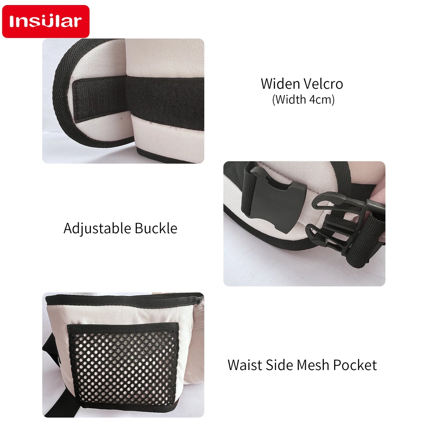 Baby Carrier Waist Stool – Adjustable Infant Hipseat for Comfortable Babywearing - Nestling Babies