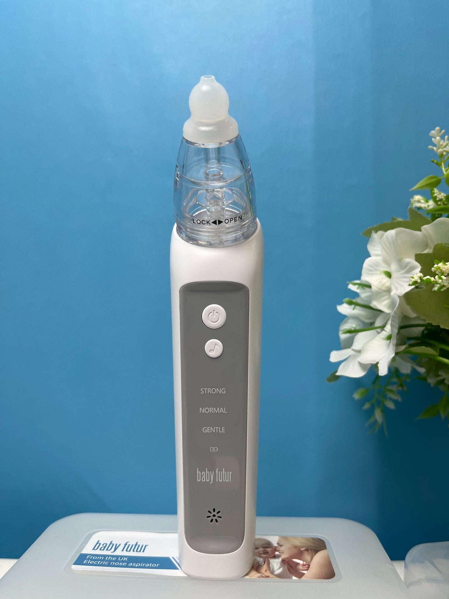 BabyFutur Rechargeable Electric Nasal Aspirator – Gentle, Silent & Soothing - Nestling Babies
