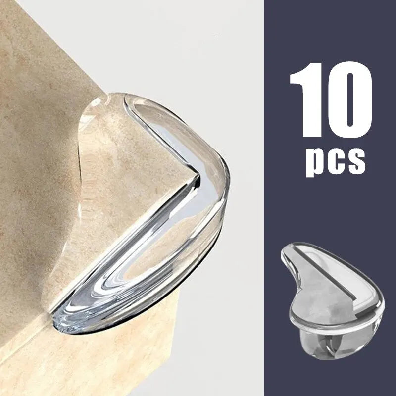 Clear Corner Protectors – 10PCS/4PCS Transparent Anti-Collision Guards for Furniture & Tables - Nestling Babies