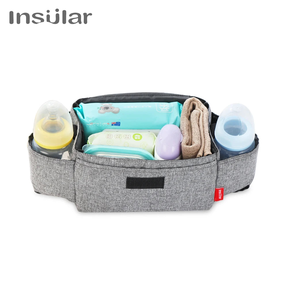 Compact Baby Diaper Bag – Lightweight Portable Organizer for Newborn Essentials (Small Size) - Nestling Babies