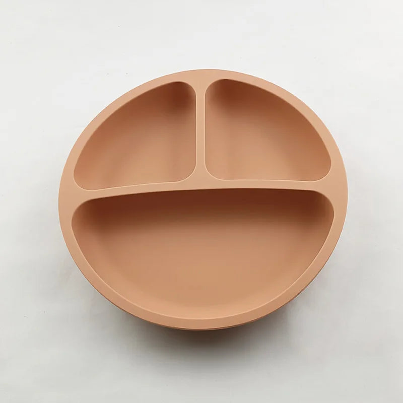 Silicone Suction Plate for Toddlers – Non-Slip Cartoon Design for Mess-Free Meals - Nestling Babies