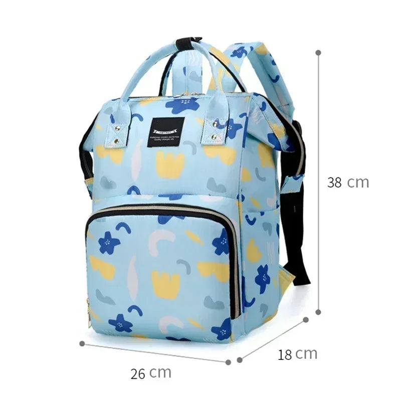 Large Capacity Diaper Backpack – Insulated Multi-Function Baby Bag for Travel & Stroller Use - Nestling Babies