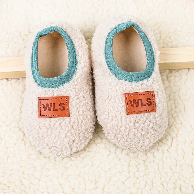 Winter Warm Baby Slippers – Soft Plush Anti-Slip Indoor Shoes for Toddlers (0–4Y) - Nestling Babies