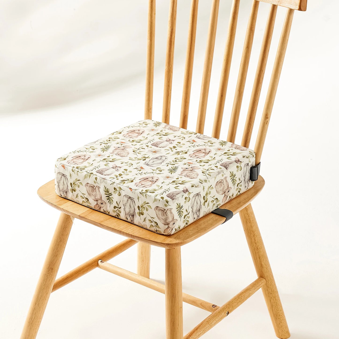 INSULAR Adjustable Booster Seat – Removable Floral Cushion for Baby Dining Chairs - Nestling Babies