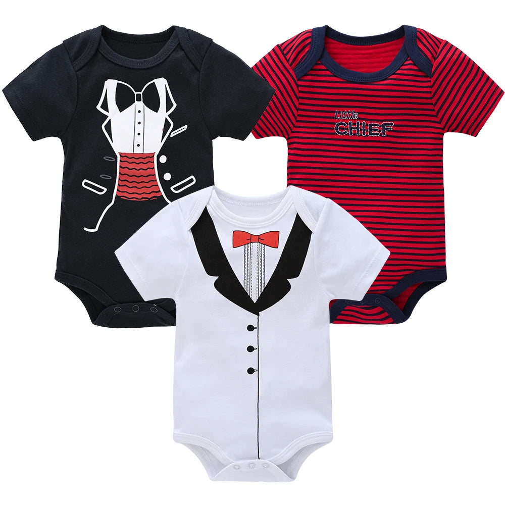 Cotton Essentials – 3/6-Pack Baby Bodysuits (Unisex | 0–12M) - Nestling Babies