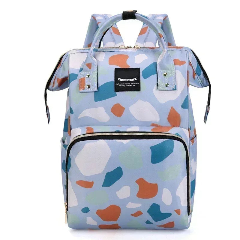 Large Capacity Diaper Backpack – Insulated Multi-Function Baby Bag for Travel & Stroller Use - Nestling Babies