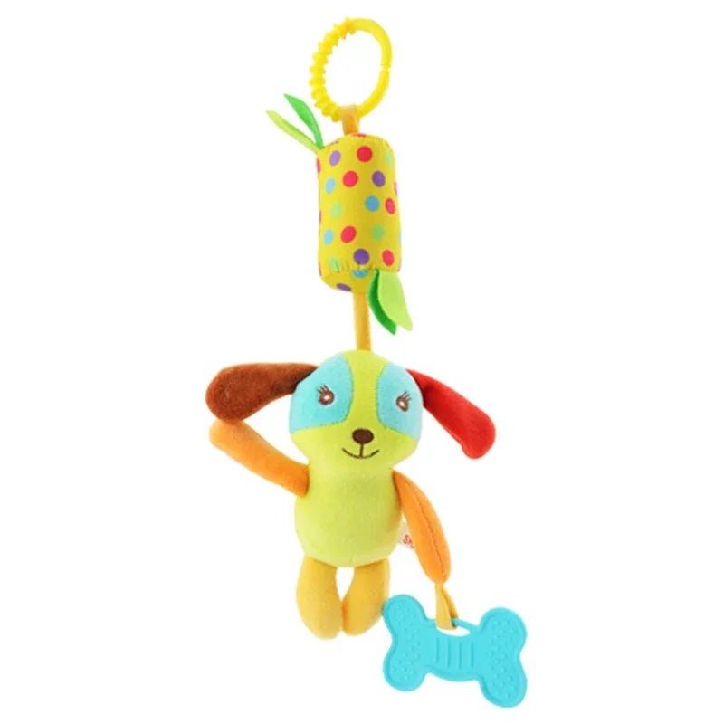 Spiral Baby Crib & Stroller Hanging Rattles Toy – Soft Cotton Mobile for Newborns & Infants - Nestling Babies