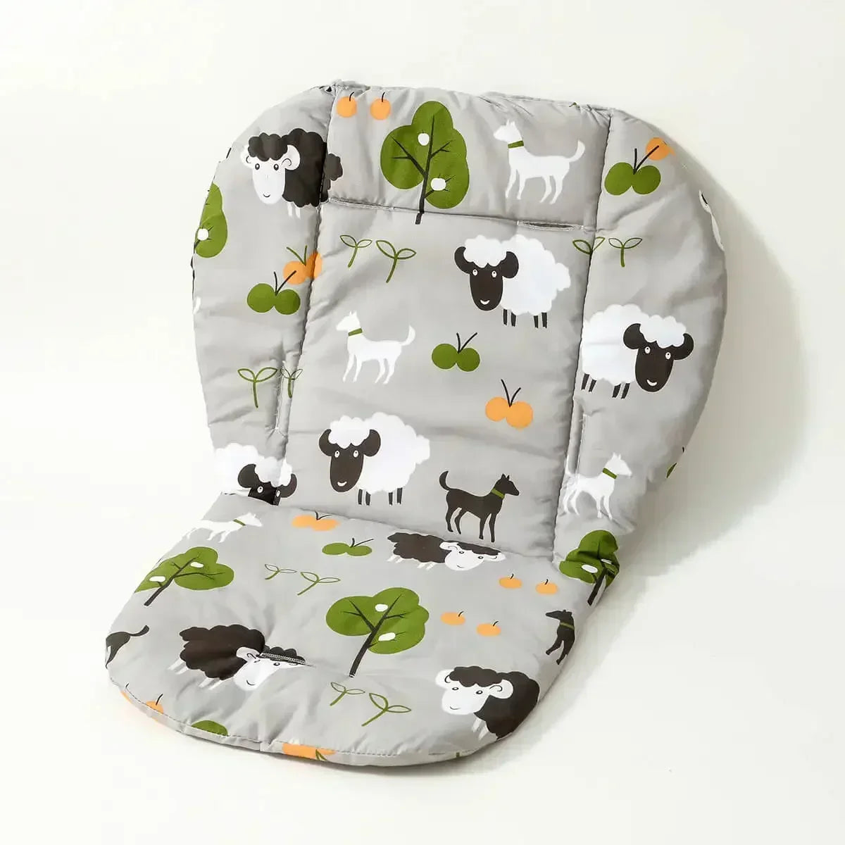 Baby Cushion for High Chair & Stroller – Double-Sided Soft Seat Pad with Cute Animal Prints | Thick, Breathable & Comfortable - Nestling Babies