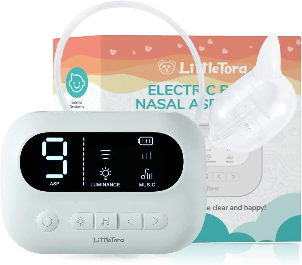 BabyFutur Rechargeable Electric Nasal Aspirator – Gentle, Silent & Soothing - Nestling Babies